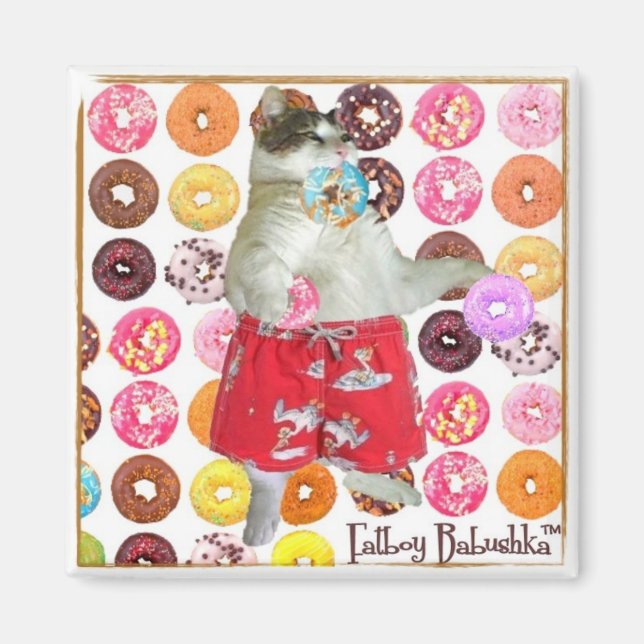 FATBOY DONUT MAGNET (SQUARE) (Vorne)