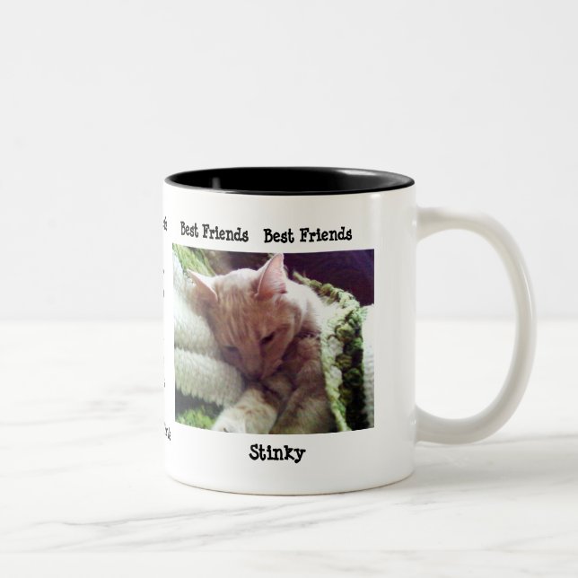 Fatboy und Stinky "beste Freund-" Tasse (Rechts)