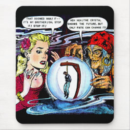 Fate Die Hexe Wahrsagerin Vintage Comics Mousepad