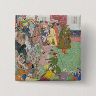 Fatepur Sikiri, 1573: Hasain Quli Khan-l Jahan vor Button