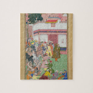 Fatepur Sikiri, 1573: Hasain Quli Khan-l Jahan vor Puzzle