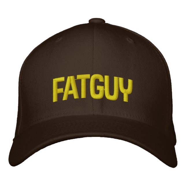 Fatguy-StickHat Bestickte Kappe (Vorderseite)
