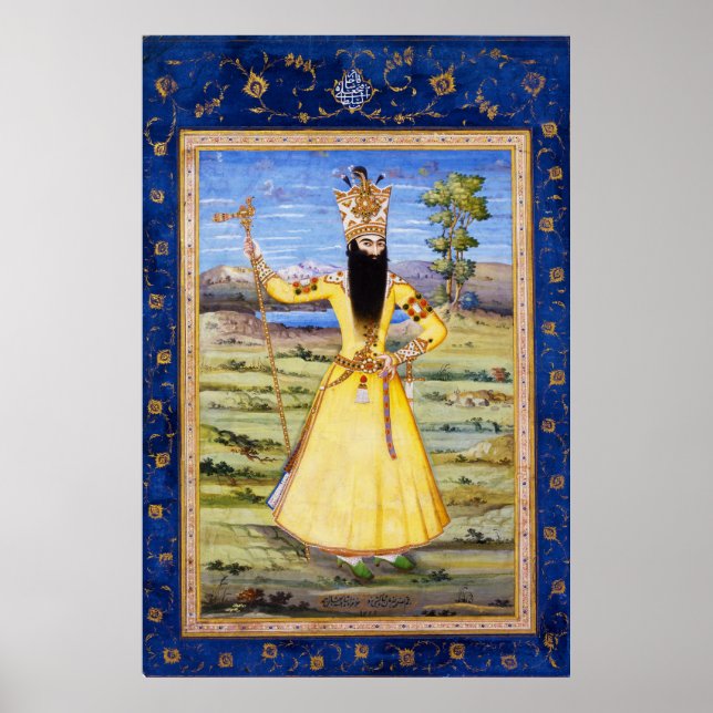 Fath Ali Fatali Shah Qajar King Poster (Vorne)