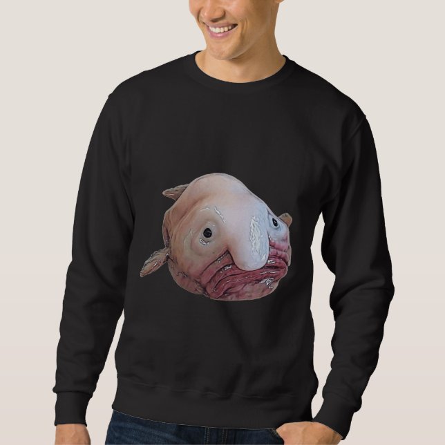 Fathead Lousy Slimy Körper große ekelhafte Fische Sweatshirt (Vorderseite)