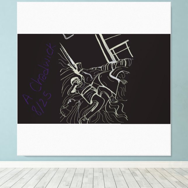 Father and Son  Leinwanddruck (Insitu (Holzboden))