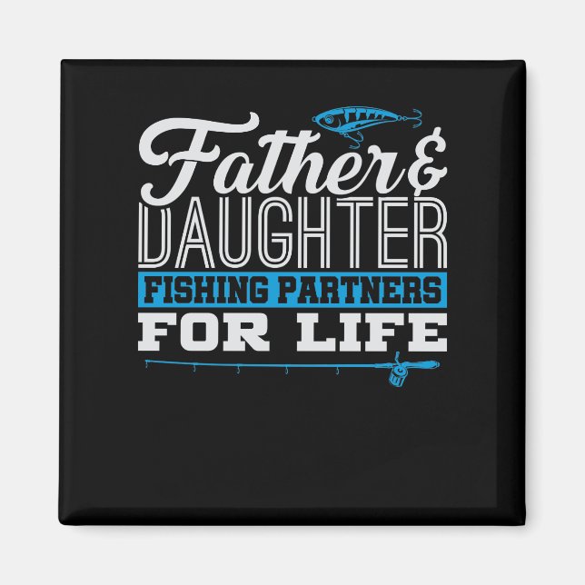 Father & Daughter Angelpartner Leben Magnet (Vorne)