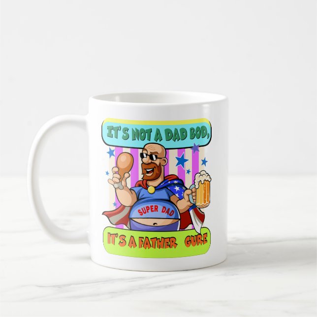 Father Figure — Super Dad Edition Kaffeetasse (Links)