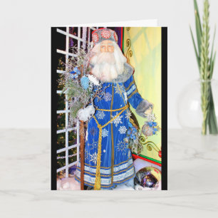 Father Frost Weihnachtskarte Feiertagskarte