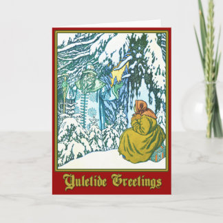 Father Frost - Yuletide Grüße Feiertagskarte