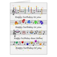 Father Funny Happy Birthday Song Sheet Music