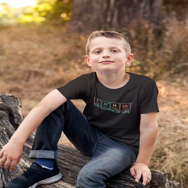 Father Funny Periodic Table Vater T-Shirt (Father Funny Periodic Table Dad T-Shirt)