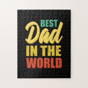 Father Gift Bester Vater in der Welt Puzzle