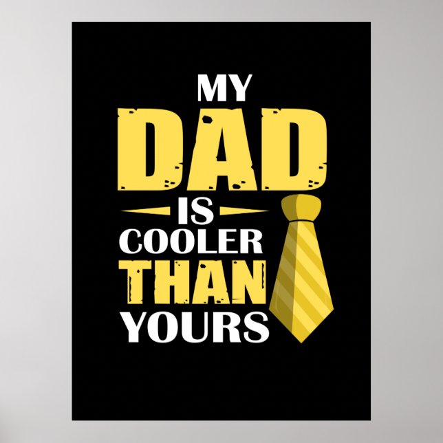 Father Gift | Mein Vater ist Cooler Poster (Vorne)