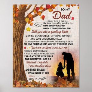 Father Gift To My Dad I Know How It Poster