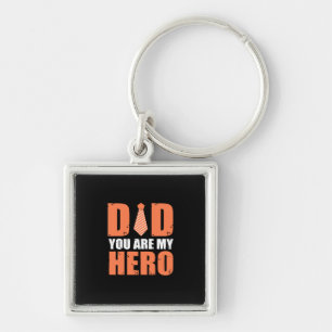 Father Gift Vater Sie sind mein Held Schlüsselanhänger