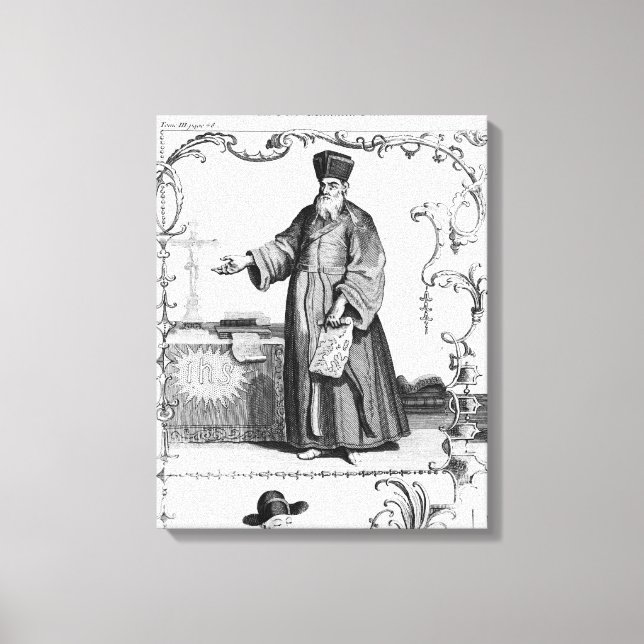 Father Matteo Ricci Leinwanddruck (Vorderseite)