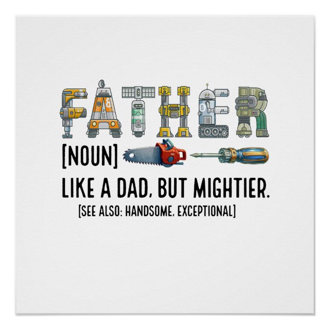 Father Noun Poster (Vorderseite)