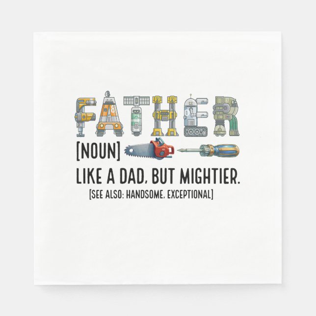 Father Noun Serviette (Vorderseite)