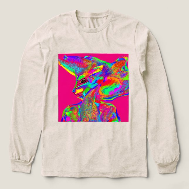 Father of the Animal Kingdom Tri-Blend Shirt (Design Vorderseite)