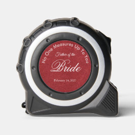 Father of the Bride Custom Tape Measure Gift Maßband