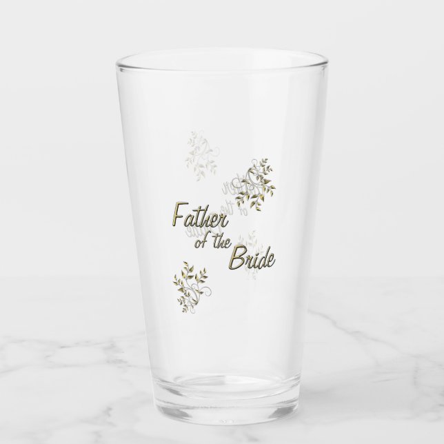 Father of the Bride Glass Glas (Vorderseite)