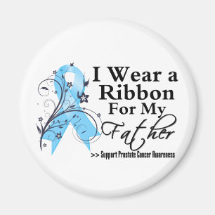 Father Prostate Cancer Ribbon Magnet