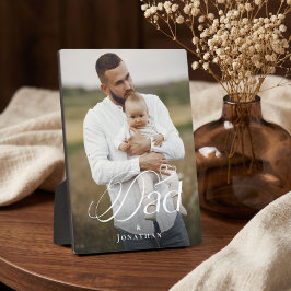 Father’s Day Dad & Baby Personalized Photo Gift Fotoplatte