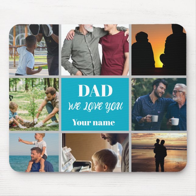 Father’s Day Gift for Dad | Custom Photo & Name Mousepad (Vorne)
