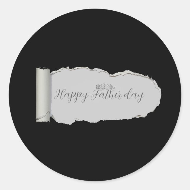 Father’s Day Gift for Dad  Runder Aufkleber (Vorderseite)