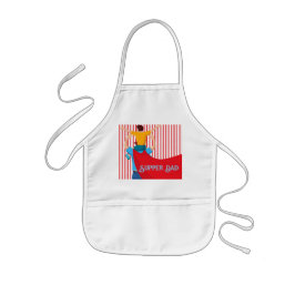 Father’s Day Gift for Supper Dad Apron Kinderschürze