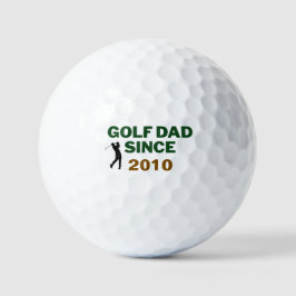 Father’s Day Golf Dad Since Year Design Golfball