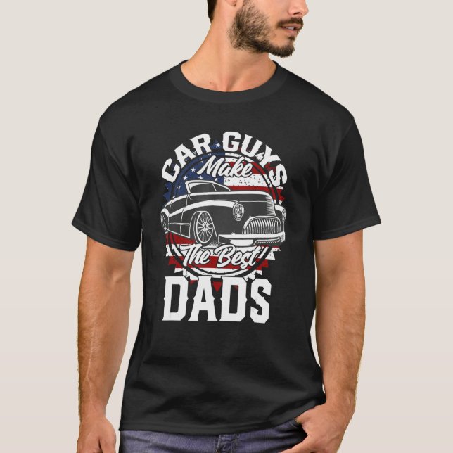 Father s Day Lowrider Hot Rod T-Shirt (Vorderseite)