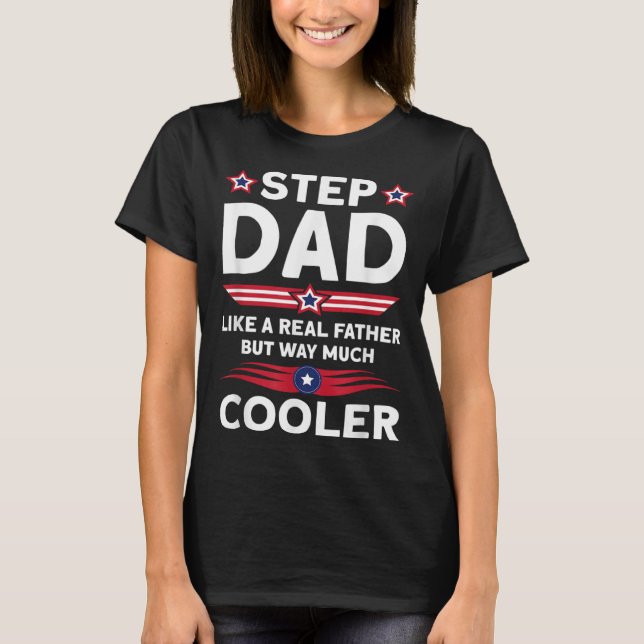 Father´s Day Stepdad Bonus Daddy T-Shirt (Vorderseite)
