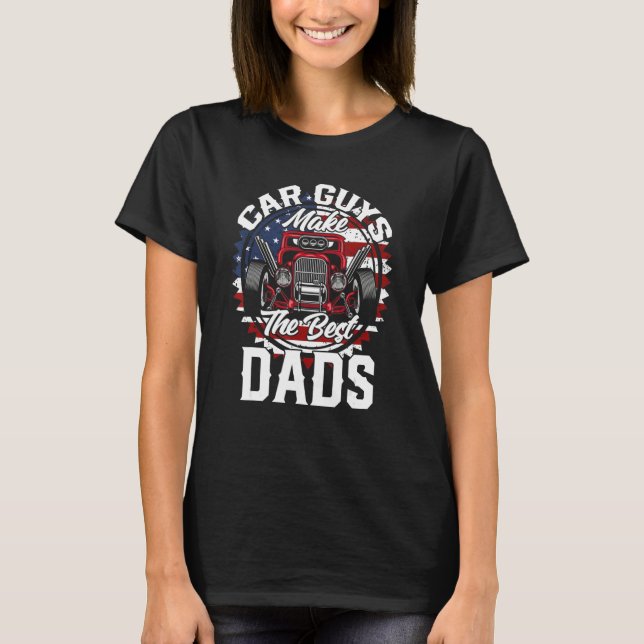 Father s Day Wild Custom Hot Rod T-Shirt (Vorderseite)