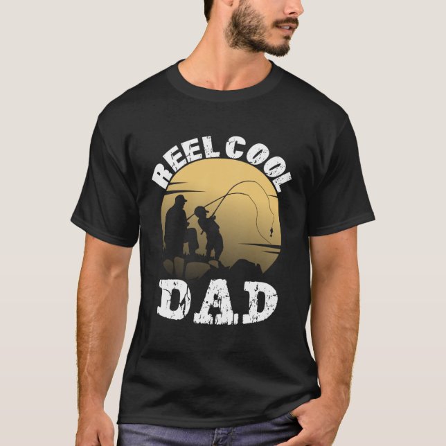 Father Son Fishing Cool Dad Best Dad Son Fishing T-Shirt (Vorderseite)