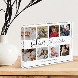 Father Son Heart Script | Foto Grid Collage