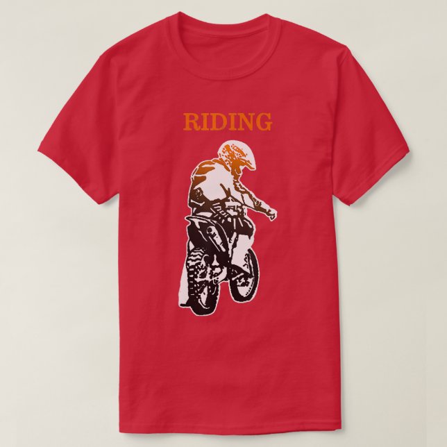 Father Son Matching Riding Buddies Dirt Bike Dad M T-Shirt (Design vorne)