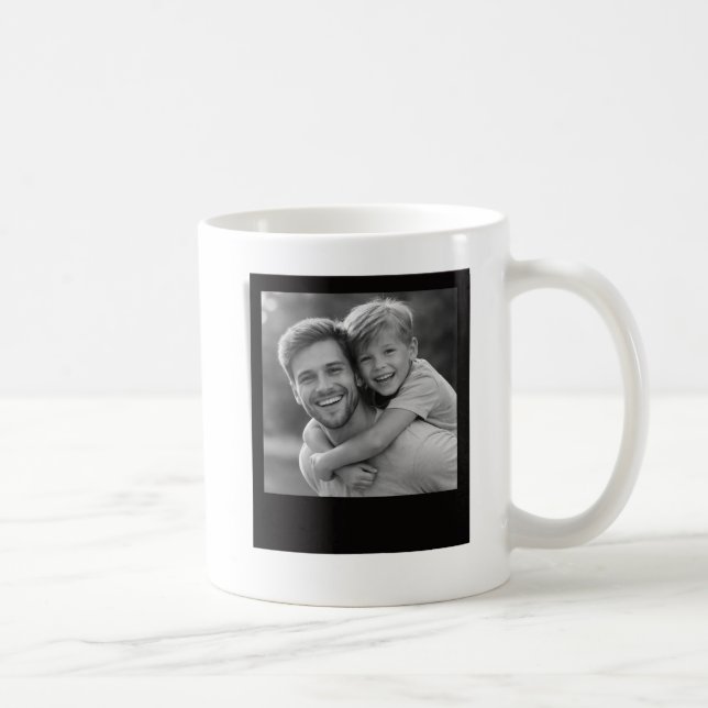 Father Son Photo Mug | Father’s Day Gift Kaffeetasse (Rechts)