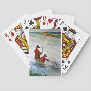 Father und sein Fishing Trip Spielkarten