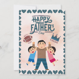 Father's day best dad einladung
