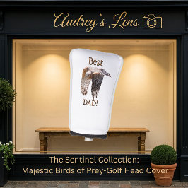 Father's Day "Best Dad" Hawk  Golf Headcover