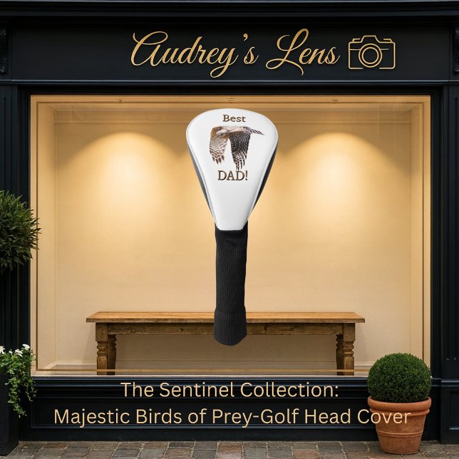 Father's Day "Best Dad" Hawk  Golf Headcover (Von Creator hochgeladen)