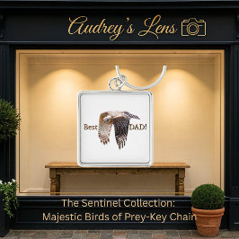 Father's Day "Best Dad" Hawk  Schlüsselanhänger