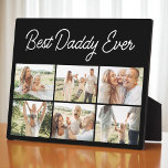 Father's Day Best Daddy Ever 6 Photo Collage Fotoplatte<br><div class="desc">Celebrate the love and memories that make Dad one-of-a-kind with this heartfelt Best Daddy Ever 6-photo collage plaque. Perfect for Father's Day, this personalized keepsake lets you showcase six cherished moments that tell your family's story. Thoughtfully designed with bold yet minimalist text, this custom photo plaque is ideal for an...</div>