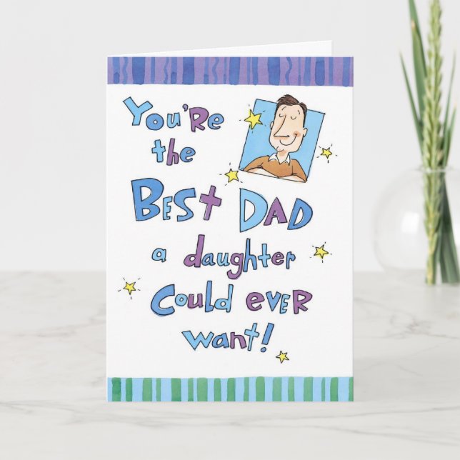 Father's day card karte (Vorderseite)