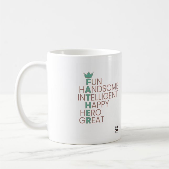 Father's Day - Crossword theme Kaffeetasse (Links)