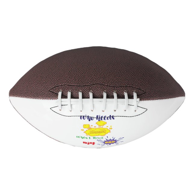 Father's Day, Custom Gift for Dad  Football (Vorderseite)