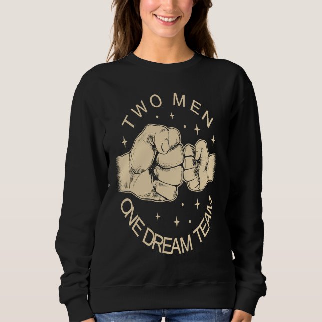 Father's Day  Dad and Son  Family Dad Sweatshirt (Vorderseite)