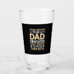 Father's Day Dad And Step Dad I Rock Them Glas<br><div class="desc">Father's Day Dad And Step Dad I Rock Them</div>