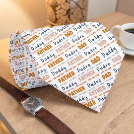 Father's Day Dad Custom Necktie Tie Krawatte